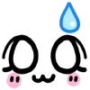 Стикер 18 Large Emoticons
