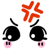 Стикер 35 Large Emoticons
