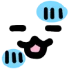 Стикер 61 Large Emoticons