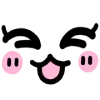 Стикер 15 Large Emoticons