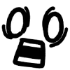Стикер 59 Large Emoticons
