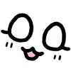 Стикер 25 Large Emoticons