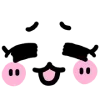 Стикер 22 Large Emoticons
