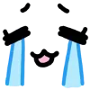 Стикер 28 Large Emoticons