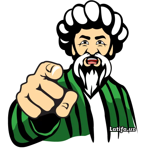 Стикер 22 Latifa.uz Stikerlari