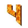 Стикер 25 Lava Font