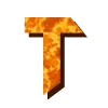 Стикер 54 Lava Font