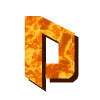 Стикер 38 Lava Font