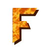 Стикер 40 Lava Font