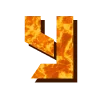 Стикер 21 Lava Font