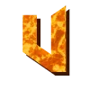 Стикер 56 Lava Font