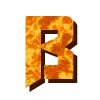 Стикер 36 Lava Font