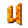 Стикер 24 Lava Font