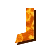 Стикер 44 Lava Font