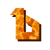 Стикер 28 Lava Font