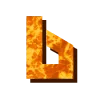Стикер 30 Lava Font