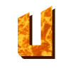 Стикер 10 Lava Font