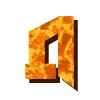 Стикер 5 Lava Font