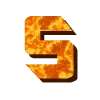Стикер 53 Lava Font