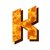 Стикер 12 Lava Font