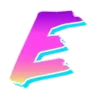 Стикер 15 Lazer emoji retro style