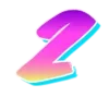 Стикер 3 Lazer emoji retro style