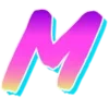 Стикер 23 Lazer emoji retro style