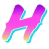 Стикер 18 Lazer emoji retro style