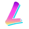 Стикер 22 Lazer emoji retro style