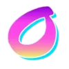 Стикер 25 Lazer emoji retro style