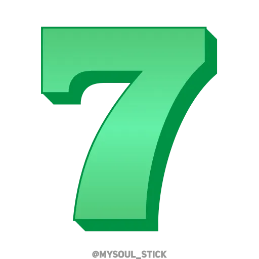 Стикер 44 💚💚💚💚💚💚
