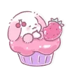 Стикер 18 Lazy Bunny