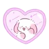 Стикер 12 Lazy Bunny