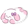 Стикер 16 Lazy Bunny