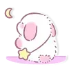 Стикер 6 Lazy Bunny
