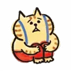 Стикер 35 Lazy Nyansuke