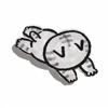 Стикер 36 Lazy Nyansuke