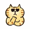 Стикер 30 Lazy Nyansuke