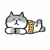 Стикер 25 Lazy Nyansuke