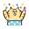 Стикер 37 Lazy Nyansuke