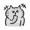Стикер 15 Lazy Nyansuke