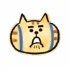 Стикер 26 Lazy Nyansuke