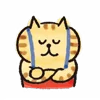 Стикер 11 Lazy Nyansuke