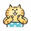 Стикер 20 Lazy Nyansuke