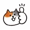 Стикер 2 Lazy Nyansuke