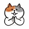 Стикер 16 Lazy Nyansuke
