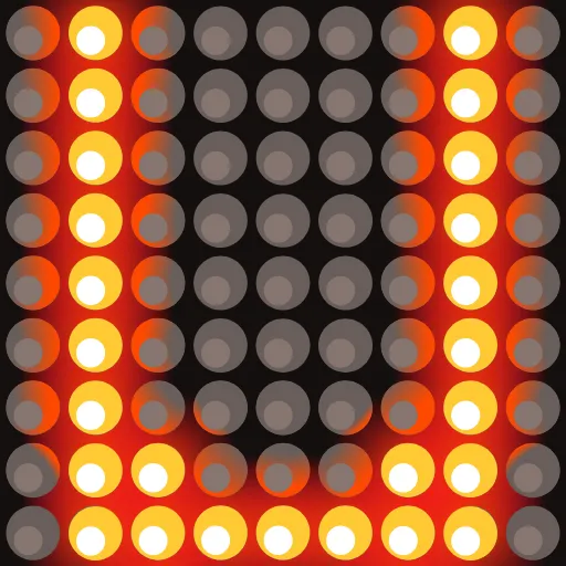 Стикер 20 ⭐ Led Screen Emoji