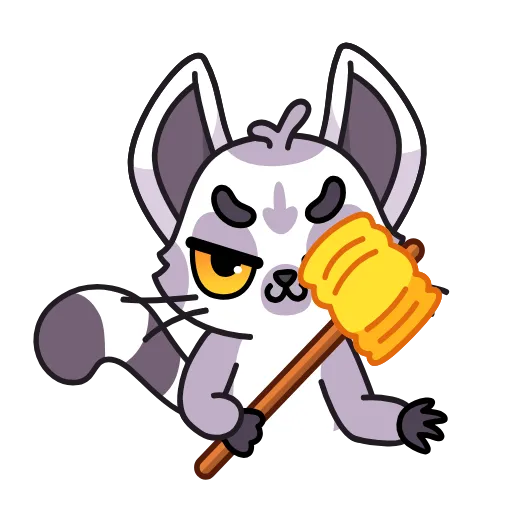 🔨 Эмодзи «Лемур Леми» для Telegram
