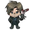 🤩 Эмодзи «Leon S. Kennedy Requiem chibi» для Telegram