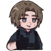 🤩 Эмодзи «Leon S. Kennedy Requiem chibi» для Telegram